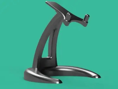 Pedestal ipad stand 3D print model