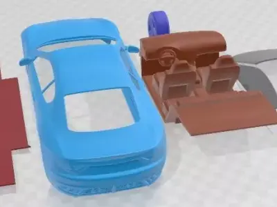 Maserati Gran Turismo MC Stradale 2012 Printable Car  3D print model