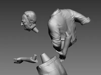 Enzo Ferrari Manager Car 3D print model