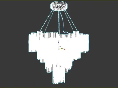 Modern Chandelier 3D model