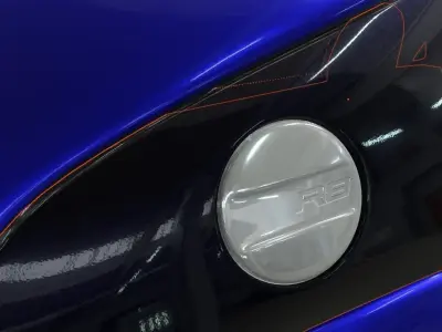 High Poly 2021 Audi r8 car exterior with good details 3D model