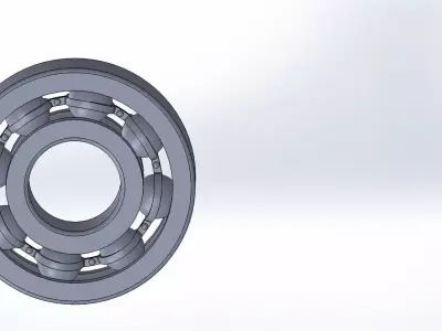 Bearing ball 3D model