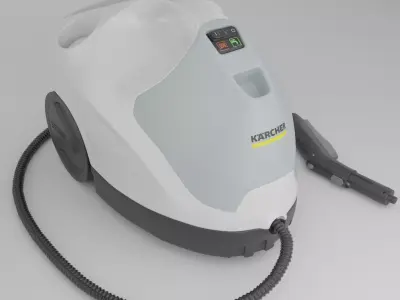 Steam cleaner Low-poly 3D model