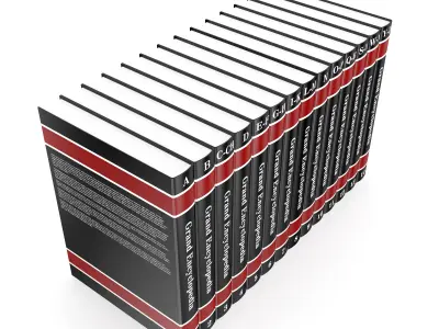 Encyclopedia Set general psychiatry book 3D model