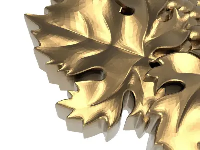  decorative pattern ready for 3D printing 3D model 90