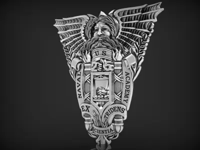 Bas-relief for the United States Ring 2025 3D print model