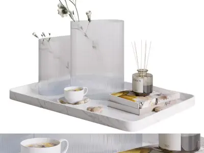 Coffee set 03 3D model