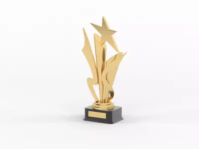 Trophy Cup Collection 3D model 13