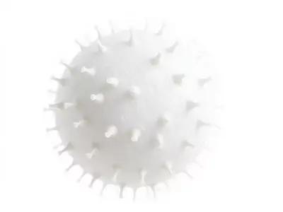 Spiky White Sphere model pack Low-poly 3D model