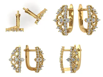 Earrings  od85 3D print model