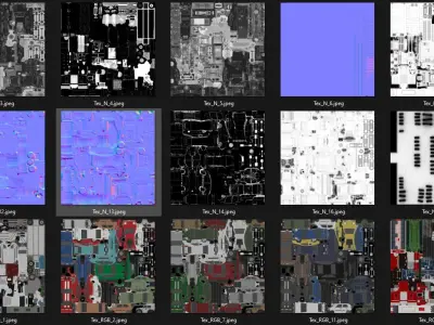 Lowpoly vehicles pack Low-poly 3D model