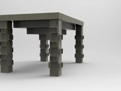 Kuja Coffee Table 3D model