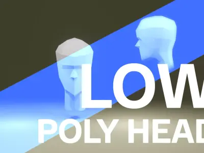 Low-Poly Head Free 3D model