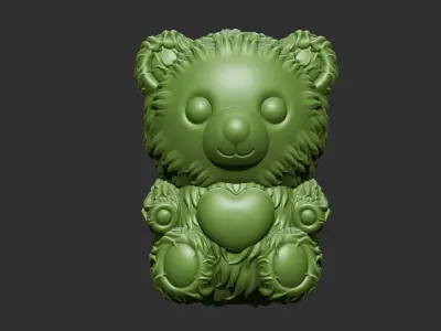 bear cute 3D print model