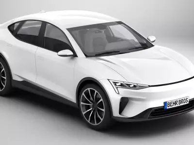 Generic Modern Upper Class SUV Coupe 3D model