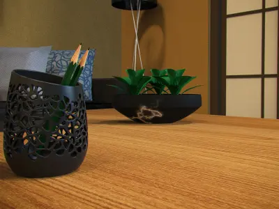 Pen holder Free 3D print model