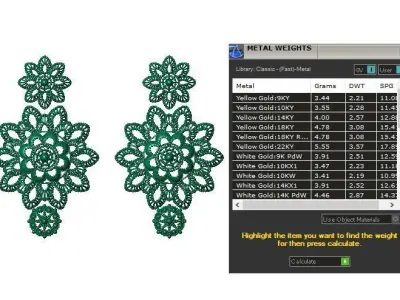 Indian Traditional Necklaces 3D print model