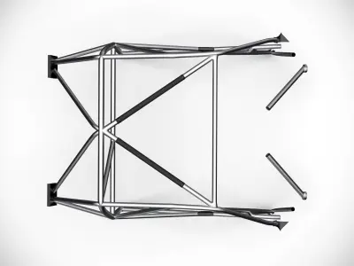 Roll Cage v1 3D model