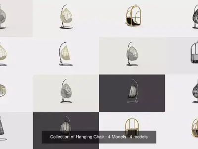 Collection of Hanging Chair - 4 Models