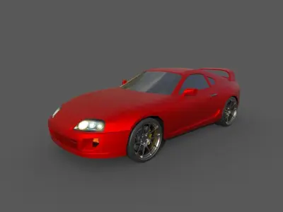 SUPRA REPLICA Low-poly 3D model