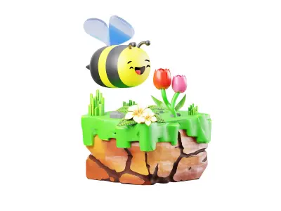 3D Spring Element 3D model