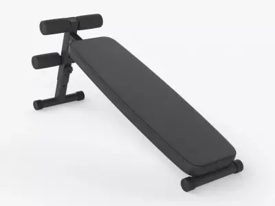 Essential workout bench 3D model