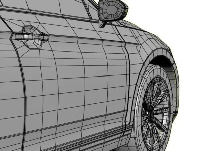 Comfortable family car  3D model