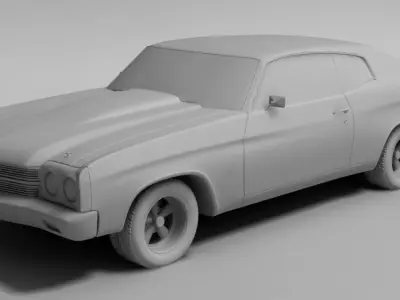 Chevrolet Chevelle SS 1970 3D model