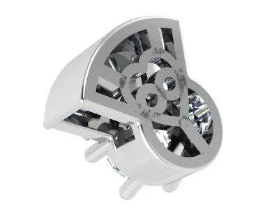 Diamond Pendant 2968 3D print model