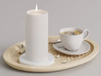 Coffee set 05 3D model