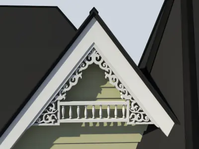 Gable Decoration 1 3D model