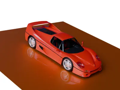 Ferrari 3D model purchase
