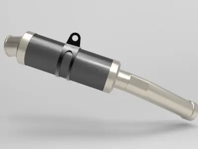 EXAUST MIVV GP - SCARICO MIVV GP CARBON PIPE 3D print model