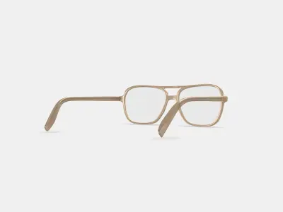 Carrick Eyeglasses in Camel 3D model