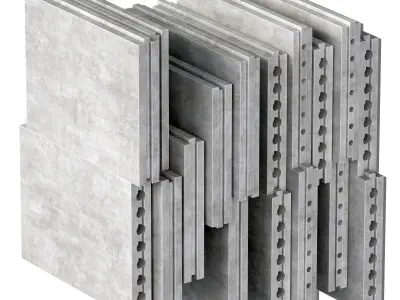 Plate wall n1 3D model