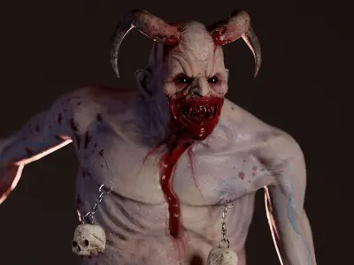 Evil Demon Pack Low-poly 3D model