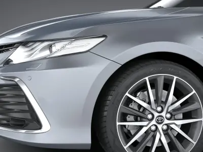 Toyota Camry Hybrid SE 2021 3D model