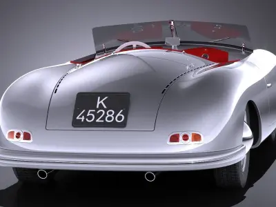 Porsche 356 number 1 1948 3D model