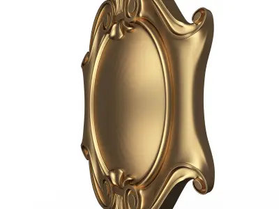 Cartouche 01 Low-poly 3D model