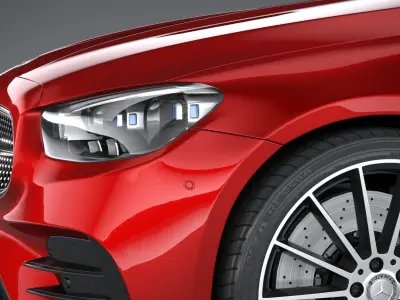 Mercedes E-Class Coupe AMG-Line 2021 3D model