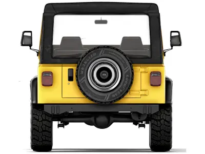 Jeep Wrangler YJ 1987 3D model