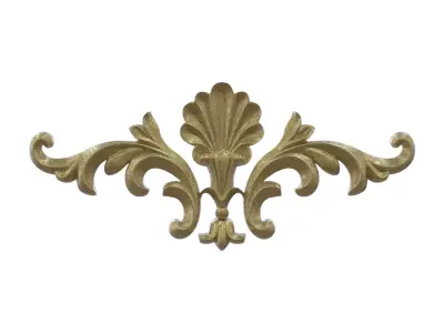 Classic Ornamental Trim Set - High Detail ZBrush Sculpture 3D model