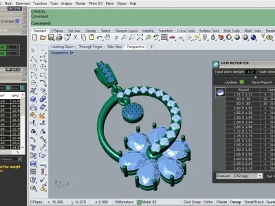 sport pendant 3D print model