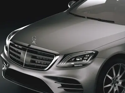 Mercedes Benz S560 2018 3D model