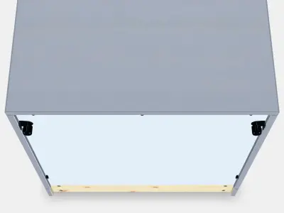 HAVSTA Cabinet with plinth 3 Low-poly 3D model