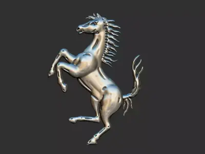 Ferrari Horse 3D print model