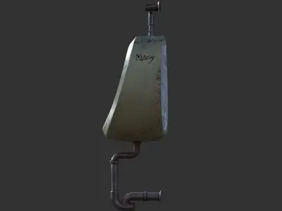 TOILET MODEL 4K TEXTURE READY 3D model