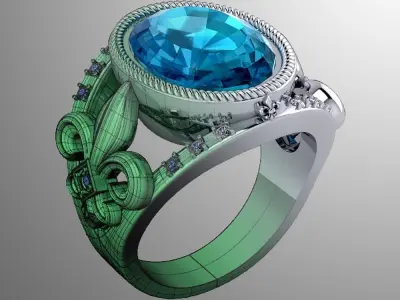 Ring dp 6 3D print model