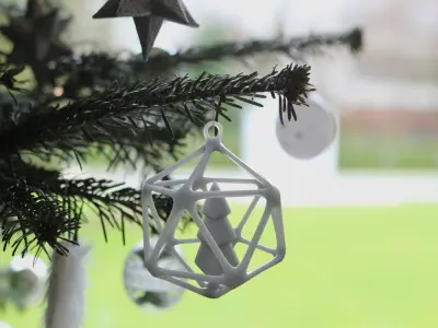 3D printable Christmasball 3D print model