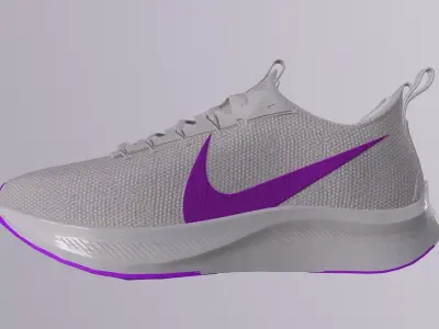 NIKE RUNNING SHOES PBR Low-poly 3D model